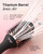 L'ANGE HAIR Le Volume 2-in-1 Titanium Blow Dryer Brush | Frizz Control Blowout Hair Dryer Brush for Drying and Styling | Volumizing Hot Air Styler for All Hairstyles | Oval Barrel | Black - 60mm