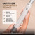 Sharper Image Revel 6-in-1 Multi-Styler, Ionic Hair Dryer Brush, Air Wrap Curling Wand, Detangler, Volumizing, Smoothing & Straightening Tools, Hair Accessories for Women for Salon Results at Home