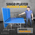 JOOLA 15mm Indoor Ping Pong Table with Quick Clamp Table Tennis Net Set - Single Player Playback Mode - Regulation Size Compact Storage Set