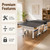 Regulation Size Indoor Ping Pong Table with Playback Mode & Quick Assembly