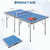 Outdoor Ping Pong Table, Blue 5x3 ft Foldable Table Tennis Table
