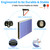 SculPong 4.5FT Ping Pong Table Foldable Table Tennis Table with Net, Table Tennis Paddles and Balls, MDF Multi-Use Family Game Table Assembly Free for Kid Child Teenager Adult, Small Compact Portable