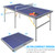 6x3ft Mid-Size Professional Portable Folding Ping Pong Table