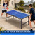 REAHOISY Portable Ping Pong Table, Foldable Indoor Table Tennis Tables Game