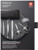 ZWILLING Manicure Set (5 piece, genuine leather case, metal frame, with nail scissors and cuticle scissors), Premium, Black