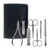 SHPITSER Professional 7pc TopInox Surgical Stainless Steel Tools Manicure Pedicure Set in Genuine Durable Leather Case Handmade in Solingen Germany for Nail and Cuticle Care