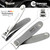 SHPITSER Professional 7pc TopInox Surgical Stainless Steel Tools Manicure Pedicure Set in Genuine Durable Leather Case Handmade in Solingen Germany for Nail and Cuticle Care