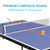 SAVEYOUR Table Tennis Table Foldable 4.5ft Portable Ping Pong Table Set with Net and 2 Paddles for Indoor Outdoor Kids Adult Backyard Game Blue
