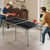 Hetoy 6×3 FT Foldable Ping Pong Table, Portable Table Tennis Table w/Net