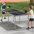 Hetoy 6×3 FT Foldable Ping Pong Table, Portable Table Tennis Table w/Net