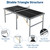Hetoy 6×3 FT Foldable Ping Pong Table, Portable Table Tennis Table w/Net