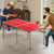 Foldable Ping Pong Table, 6FT Mid-Size Table Tennis Game Set,Portable Ping Pong Tables with Net, 2 Table Tennis Paddles and 3 Balls,Instant Setup,No Assembly Required
