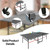 Foldable Ping Pong Table 8ft with Solo Playback Mode, Professional Indoor Outdoor Table Tennis with Net Set - Fold in Half Design for Practice Training Game Room Backyard