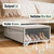Fokyfok 2Pack Under Bed Storage Containers,10 inch Height,31 inch Long