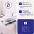 HOMZ Under Bed Clear Plastic Storage Bin w/Lid, 60 Qt, Gray Latch, 2 Pack