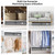 Under Bed Storage Containers 4 Pack Reinforced Underbed Organizer Box