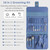 Professional Stainless Steel Nail Clipper Set Pedicure File Scissors Care
