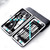 Manicure and Pedicure Nail Clipper Set, Stainless Steel, Black, 19 Piece