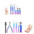 YMGSCC Carbon Steel Nail Clippers Manicure Sets Home Pedicure Cutters Colourful Set