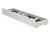 Alaterre Furniture Under Bed Storage Drawers, White, Set of 2, 37”x20”x9”