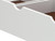 Alaterre Furniture Under Bed Storage Drawers, White, Set of 2, 37”x20”x9”