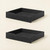 NTC Solid Wood Under Bed Storage with Wheels, 2-Pack Under Bed Organizer Drawer, Space Saving Bedroom Storage Box, 100 lbs Capacity, Burnt Black