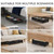 BETBEM 75L 4 Pack Adjustable Under Bed Storage with Wheels