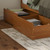 AFI Queen/King/Twin XL Under Bed Storage Drawers (Set of 2), Light Toffee