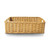 The Basket Lady Underbed Wicker Storage Basket, L, Sandstone