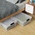Uumitty Under Bed Storage Bins with Wheels, Clear Latch Box, 25 Qt, 4 Pack