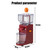 MNSSRN Small Wet Mill, Automatic Peanut Butter Grinder, Electric Grain Grinder, Commercial Nut Butter Machine, Almond, Coffee Bean Grinder