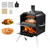 PIZZELLO 16" Outdoor Pizza Oven, Wood Fired 2-Layer Pizza Oven