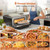 COSTWAY 1700W Indoor Electric Pizza Oven for 12" Pizzas
