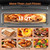 COSTWAY 1700W Indoor Electric Pizza Oven for 12" Pizzas