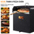 PIZZELLO 16" 4-in-1 Detachable Outdoor Pizza Oven & Wood Fire Pit