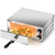 Wantjoin Pizza Oven Indoor - Electric Pizza Ovens Countertop Stainless Steel Commercial Pizza Maker Fits 12" Pizzas, With Timer Crumb Tray, 1100W, For Home, Bars, Food Trucks, Silver