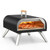 WOOCIT 12" Multi-Fuel Outdoor Pizza Oven, Reaches 720°F, with Stone & Peel