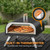 WOOCIT 12" Multi-Fuel Outdoor Pizza Oven, Reaches 720°F, with Stone & Peel
