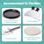 Euro Cuisine PM600 Rotating Pizza Maker with 12 Inch Non-stick Ceramic Stone & Baking Pan, Indoor Countertop Electric Pizza Oven, Automatic Timer, View window, Ideal for frozen or take-n-bake pizzas