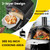 LDAILY Outdoor Pizza Oven, Wood Fired 12 Inch Pizza Maker