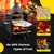 LDAILY Outdoor Pizza Oven, Wood Fired 12 Inch Pizza Maker