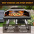 ECOWELL 12 inch Gas Pizza Oven Outdoor Propane, Portable Pizza Oven