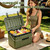 Aynuma Portable Hard Cooler, 30-Can Insulated Ice Chest with 5-7 Day Ice Retention, Heavy-Duty Latches & Carry Handle for Camping Fishing Tailgating, Dark Green