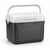 30 Qt Hard-Sided Cooler, 42-Can Capacity, Gray, Portable Insulated Ice Chest for Camping, Picnics, Beach, Tailgating and Road Trips
