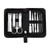 DFWZMQTG Portable Home Nail Clippers Set 10 Piece Tool Manicure Set(Black)