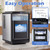 ARLIME Crescent Ice Maker, Countertop Ice Machine, 26 Lbs/24 H