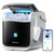 EUHOMY Smart Ice Makers Countertop, 9 Cubes Ready in 6 Mins, 26lbs/24H, Self-Cleaning, Portable Ice Maker Machine with APP/Alexa Control, Countertop Ice Maker with 2 Sizes of Bullet Ice for Home