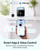 EUHOMY Smart Ice Makers Countertop, 9 Cubes Ready in 6 Mins, 26lbs/24H, Self-Cleaning, Portable Ice Maker Machine with APP/Alexa Control, Countertop Ice Maker with 2 Sizes of Bullet Ice for Home