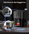 COWSAR Countertop Nugget Ice Maker, 44lbs/24H Ice Machine with Dispenser