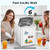 Antarctic Star Bullet Ice Maker Countertop, 9 Ice Fast in 6mins, 27lbs/Day